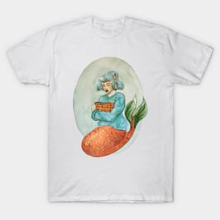 Orange mermaid T-Shirt